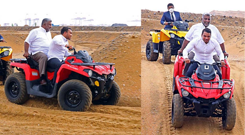 නාමල්,ප්‍රසන්න,සාගර ත්‍රාස ජනක රිය පැදවීමක