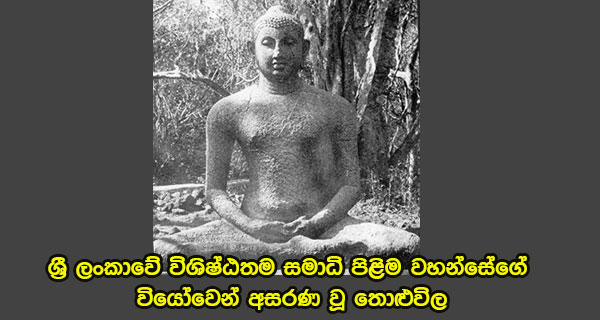 ශ්‍රී ලංකාවේ විශිෂ්ඨතම සමාධි පිළිම වහන්සේගේ වියෝවෙන් අසරණ වූ තොළුවිල