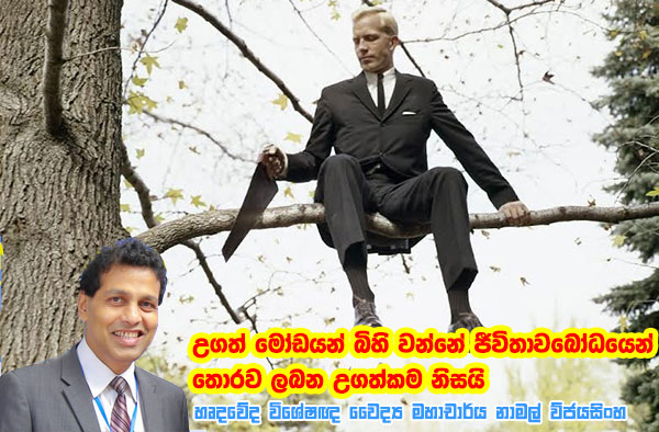 උගත් මෝඩයන් බිහි වන්නේ ජීවිතාවබෝධයෙන් තොරව ලබන උගත් කම් නිසයි හෘදවේද විශේෂඥ වෛද්‍ය මහාචාර්ය නාමල් විජයසිංහ