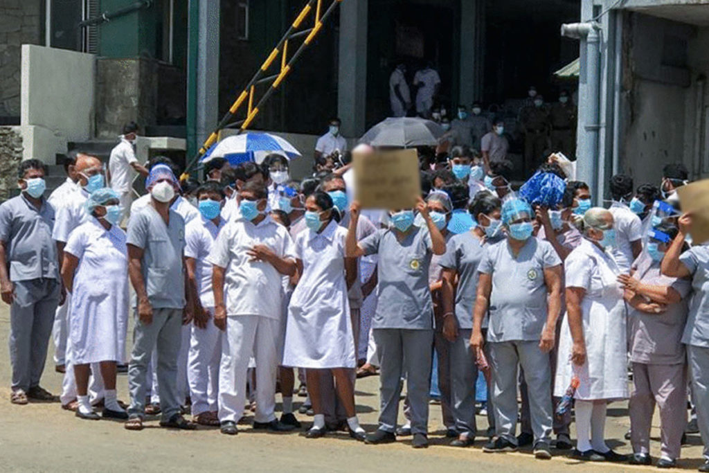 සෞඛ්ය වර්ජනය දින දාහතරකට නතර කරයි