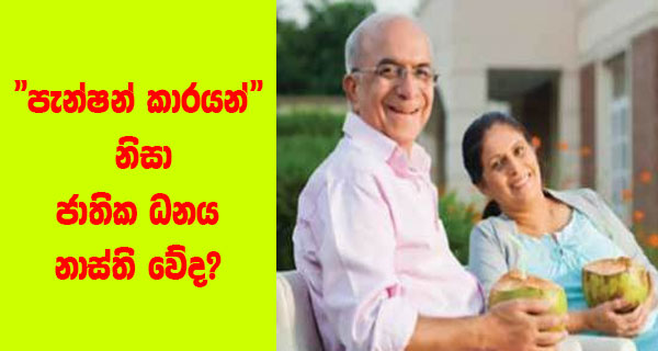 “පැන්ෂන් කාරයන්” නිසා ජාතික ධනය නාස්ති වේද?