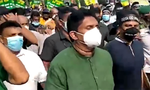 සජබ විරෝධතාවයෙන් කොළඹ වාහන තදබදයක්
