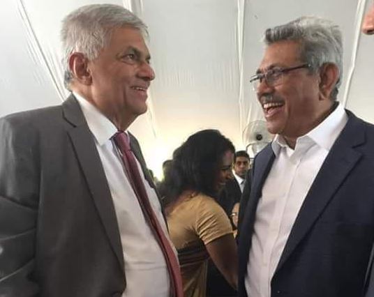 ජනපති-රනිල් සුහද සාකච්ඡාවක