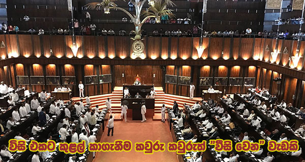 විසි එකට කුළල් කාගැනීම කවුරු කවුරුත් “වීසි වෙන” වැඩකි