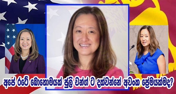 අප රටේ බොහොමයක් ජුලි චන්ග් ට දක්වන්නේ අවංක ප්‍රේමයක්ම ද?