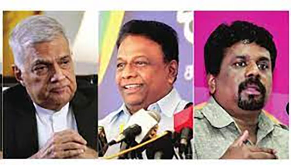 ජනපති සටනට තිදෙනෙක් එක් වෙති