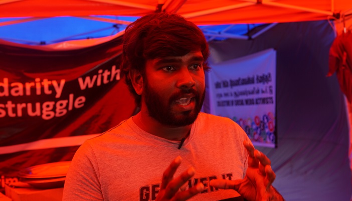 මාධ්‍යවේදී තරිඳු උඩුවරගෙදරට පොලිස් ප්‍රහාරයක්