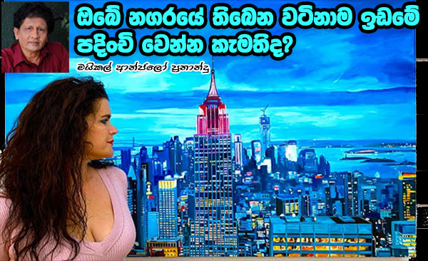 ඔබේ නගරයේ තිබෙන වටිනාම ඉඩමේ පදිංචි වෙන්න කැමතිද? – මයිකල් ආන්ජලෝ ප්‍රනාන්දු