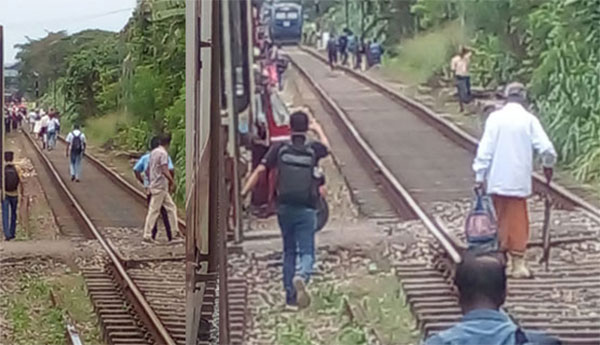 ප්‍රධාන මාර්ගයේ දුම්රිය ප්‍රමාදයක්