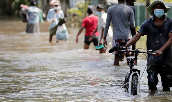 අයහපත් කාලගුණයෙන් ප්රදේශ රැසකට පීඩා