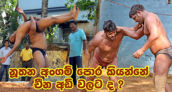 නූතන අංගම් පොර කියන්නේ චීන අඩි වලට ද ?