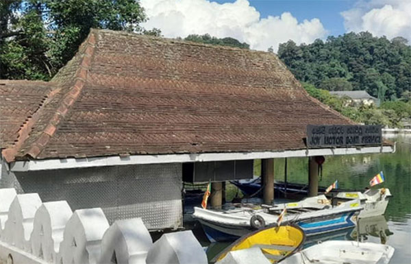 මහනුවර වැවේ බෝට්ටු සේවයට සීල්