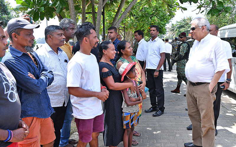 සංචාරක ව්‍යාපාරයේ ප්‍රගතිය බලන්න ජනපති දකුණේ සංචාරයක