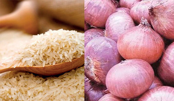 සහල් සහ ලූනු බදු අඩු කෙරේ