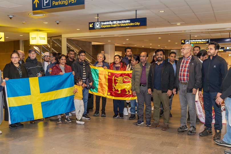 අනුර කුමාරට ස්වීඩනයේදී උණුසුම් පිළිගැනීමක්