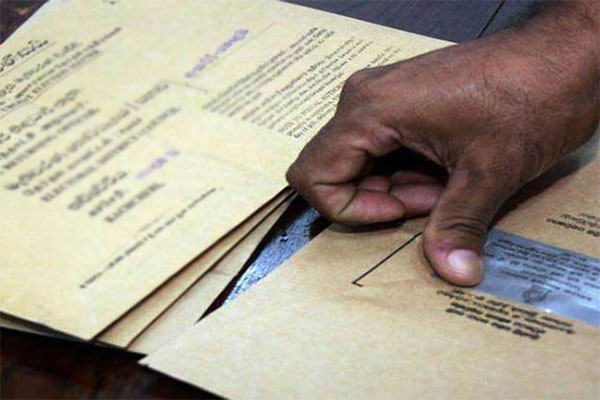 තැපැල් ඡන්ද පත්‍රිකා21 වෙනිදාට පෙර බෙදා දීමට පියවර
