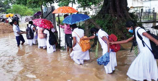 උසස් පෙළට එරෙහි කාලගුණ ආපදා පිටු දැකීමේ ක්‍රියාන්විතයක්