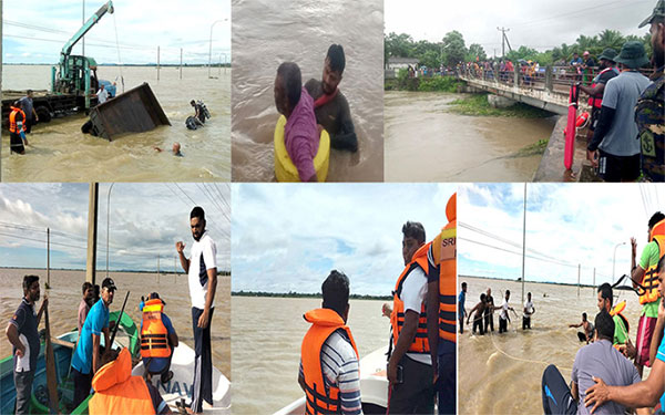 පීඩාවට පත්වූවන්ට සහන සලසන්න නාවික හමුදා සහන කණ්ඩායම් 11ක්