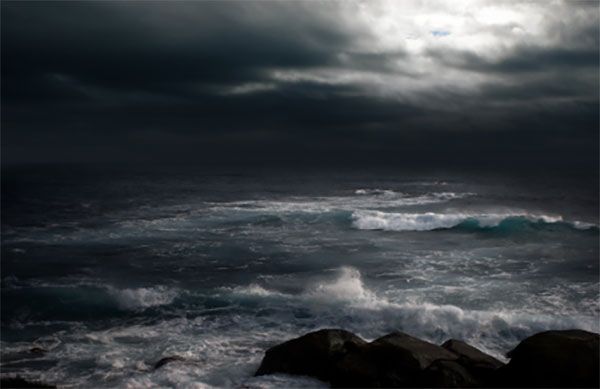 වෙරළට ඔබ්බෙන් වන මුහුදු ප්‍රදේශවලට වැසි