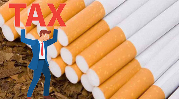 දුම්වැටි අලෙවිය පහත වැටීම නිසා බදු අදායම පහළට