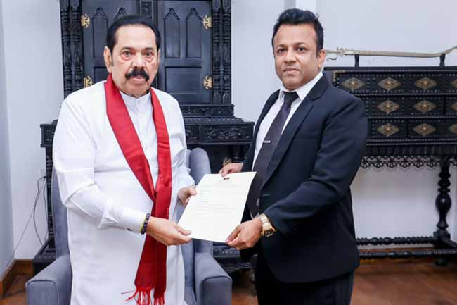 මහින්දට එල්ලවන ඩ්‍රෝන ප්‍රහාරයක් ගැන කී  නීතිඥ රවින්ද්‍ර මනෝජ් ගමගේට නිල මාධ්‍ය ප්‍රකාශක තනතුර