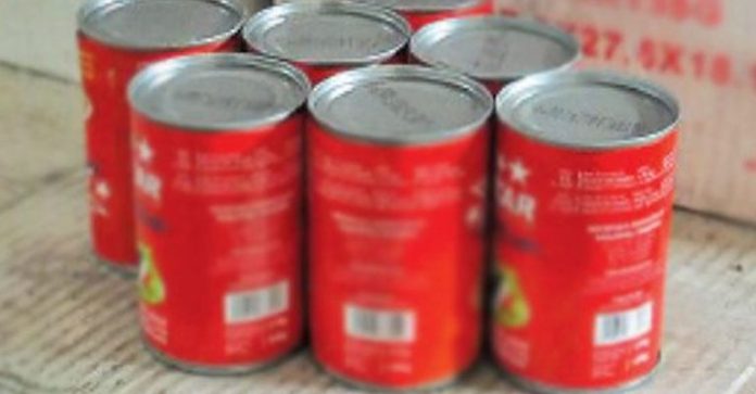 ටින් මාළු සඳහා උපරිම සිල්ලර මිලක්