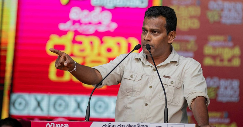 ගිනි නිවන්න හෙලිකොප්ටර් වෙනුවට ගිනි තැබීම් වලක්වන්න මාලිමාවේ කොට්ඨාශ සභා