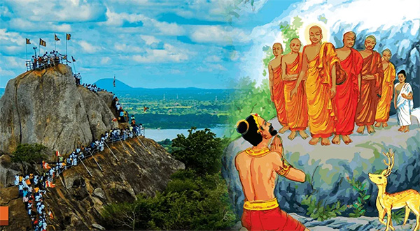 පොසොන් පුර පසළොස්වක පොහොය දිනය අදයි