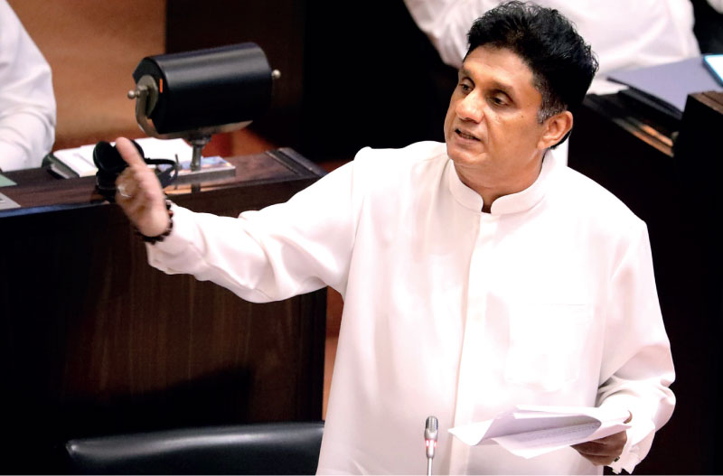 ජනපති අද පාර්ලිමේන්තු ඇවිත් තියෙන්නේ නරක හීනයක් දැකලා