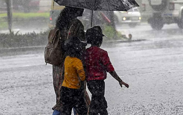 ප්‍රදේශ කිහිපයකට අද වැසි