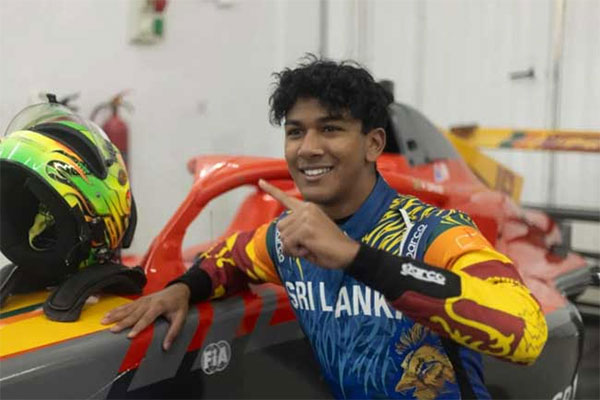 F3 ධාවන පථයට ලාංකිකයෙක් සුදුසුකම් ලබයි