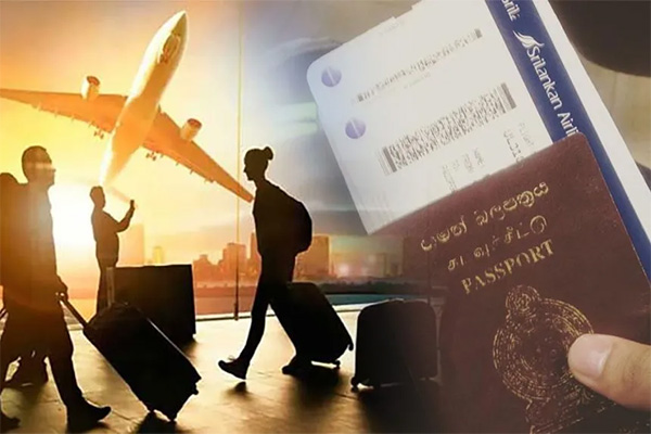 විදේශ රැකියා සඳහා පිටත්ව යන ශ්රමිකයන්ගේ අඩුවීමක්