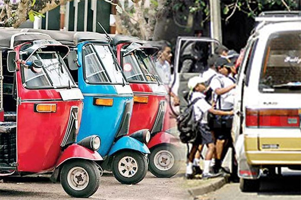 ත්‍රීරෝද රථ, පාසල් ප්‍රවාහනය ඇතුළු කුලී රථ නියාමනයට සැරසෙයි