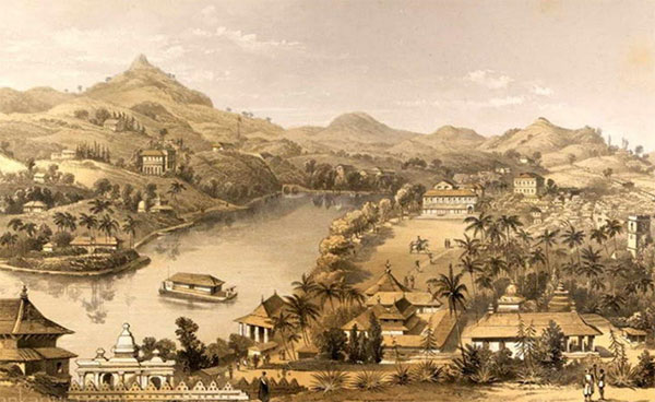 නුවර වැව සහ මහනුවර නගරය