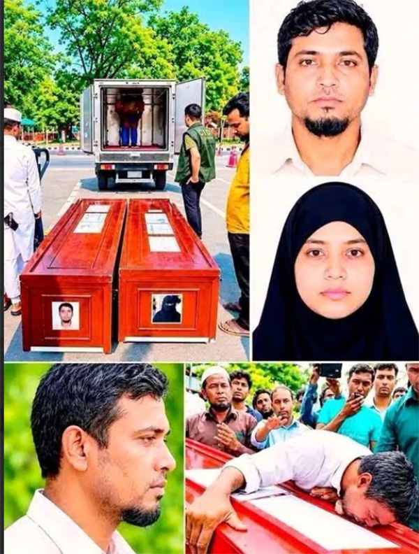 දේහයන් දෙක බංග්ලාදේශයට භාර දීම